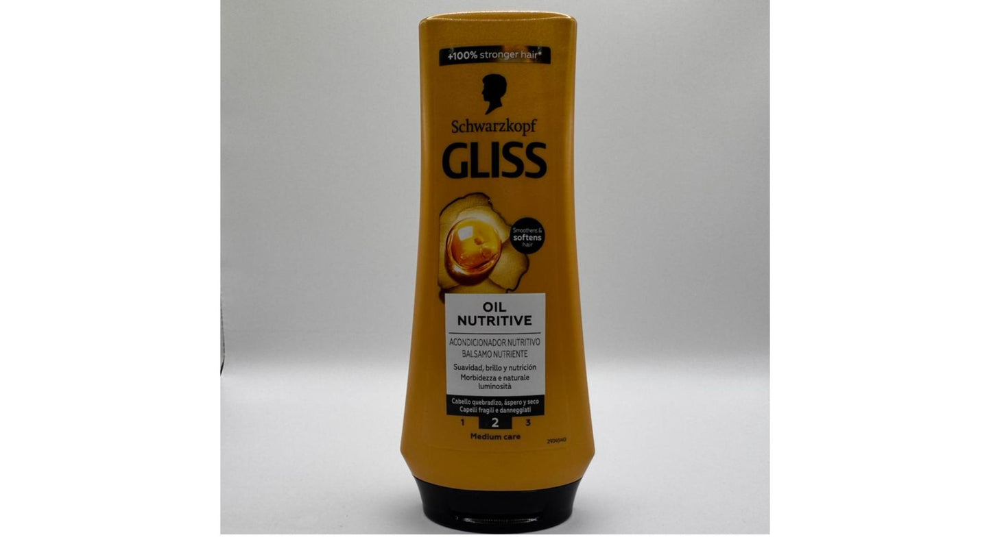 Acondicionador GLISS 200ml Oil Nutritive -25