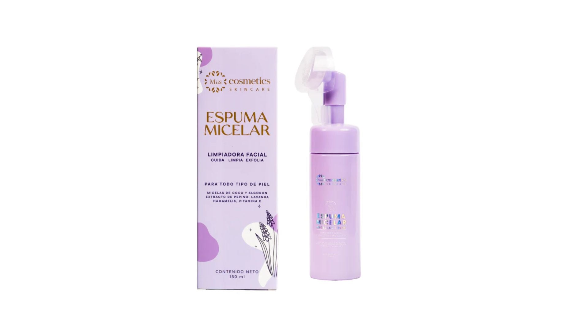 espuma micelar MIIS COSMETICS