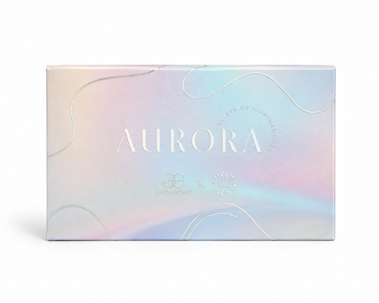 Paleta De Iluminadores Multicromáticos Aurora Miis Cosmetics