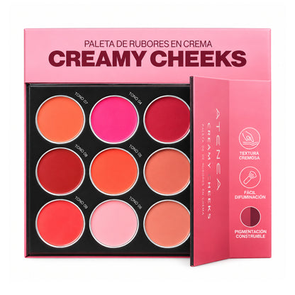 Paleta De Rubores En Crema X9 Creamy Cheeks Atenea