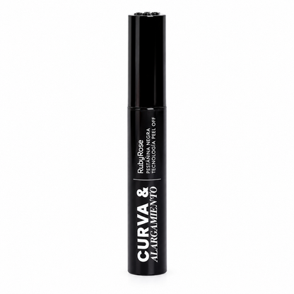 Pestañina Peel Off Curva Y Alargamiento Negra Ruby Rose