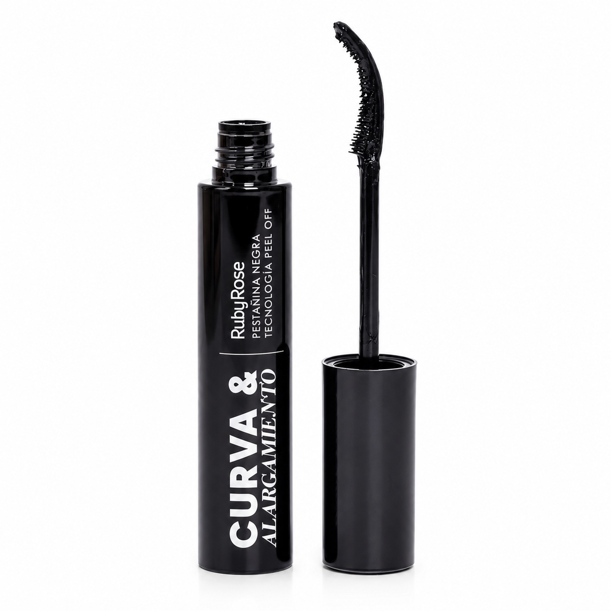 Pestañina Peel Off Curva Y Alargamiento Negra Ruby Rose