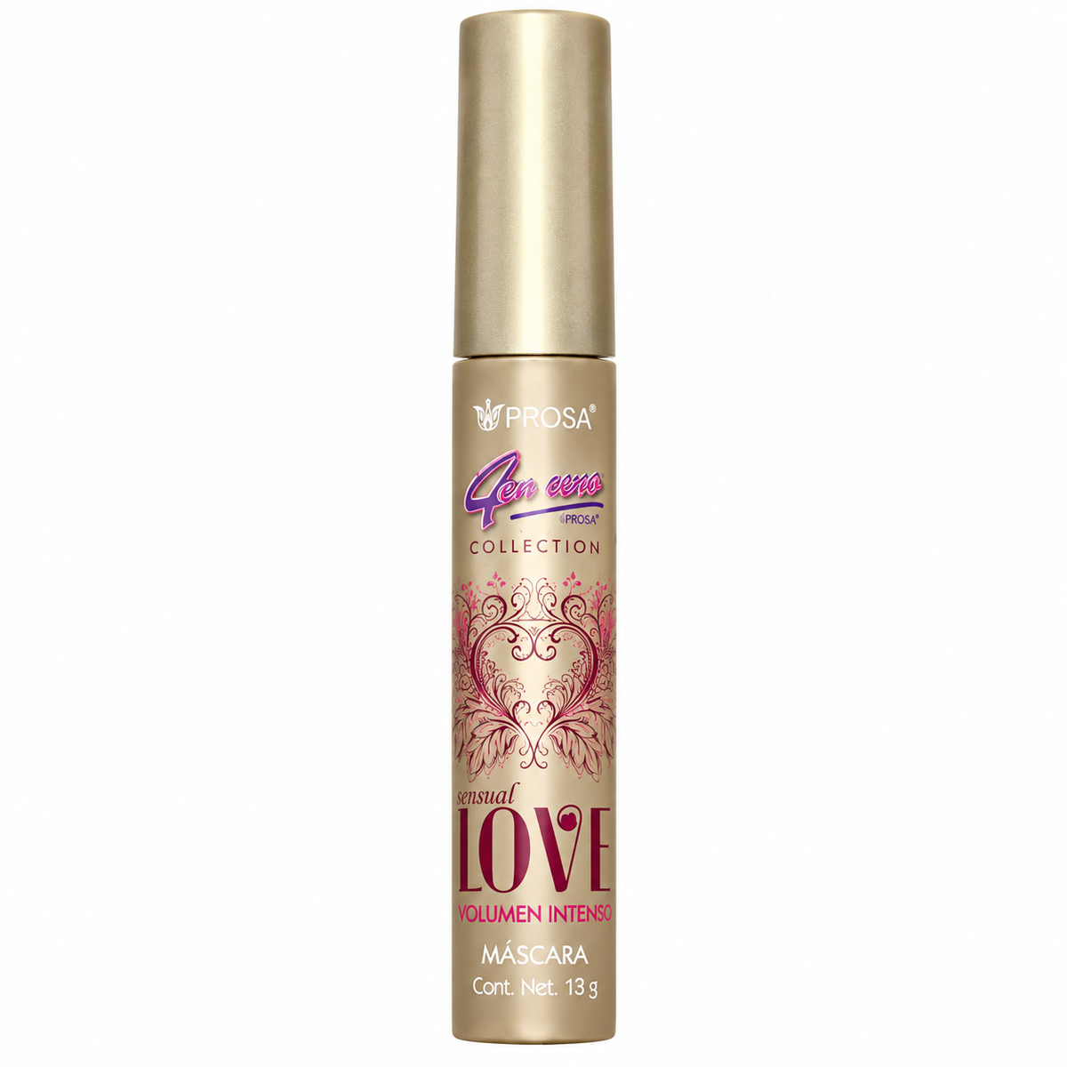 Pestañina Sensual Love 4 En 1 Dorado Prosa