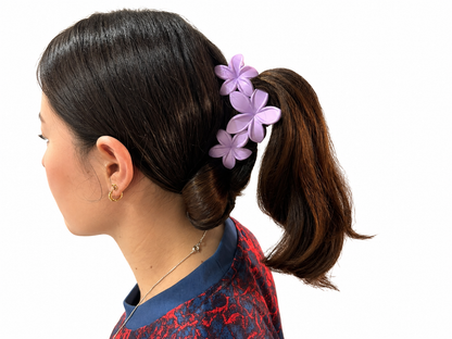Pinzas Para El Cabello Tipo Flor Pantera Celeste