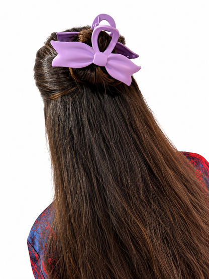 Pinzas Para El Cabello Tipo Moño X 1 Unidad Pantera Celeste