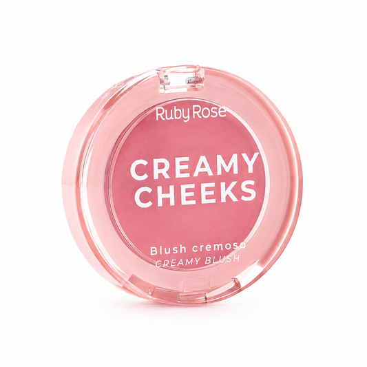 Rubor Compacto Creamy Cheeks Peachy Vibe Ruby Rose
