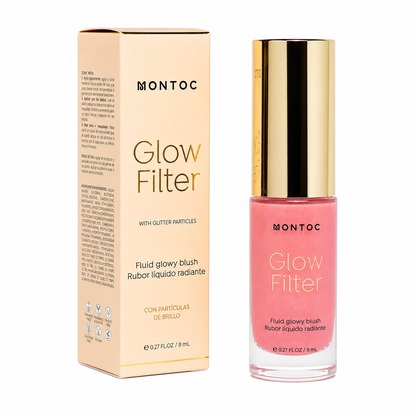 Rubor Liquido Glow Filter Guayaba MONTOC