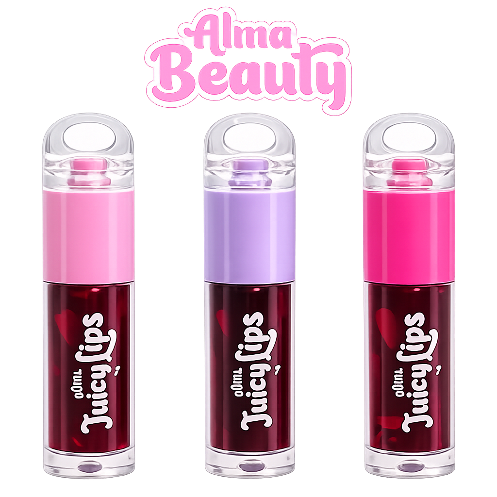 Set Tinta De Labios Juicy Lips x3 Alma Beauty