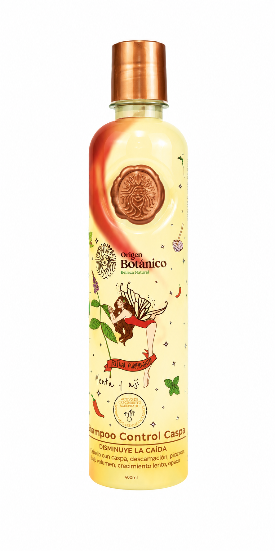 Shampoo De Ají Control Caspa Ritual Botánico
