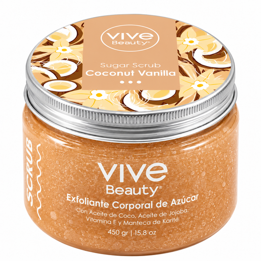 Sugar Scrub Coco Vainilla 450Ml Vive Beauty
