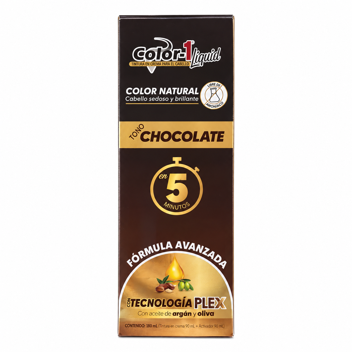 Tinte Liquido Chocolate x180 Ml Color 1