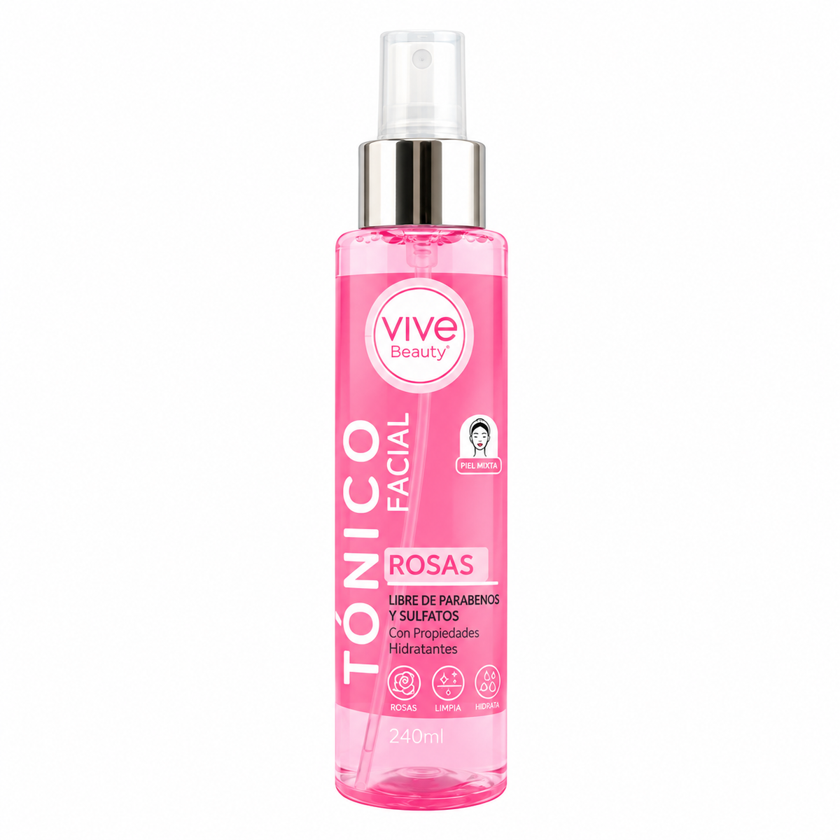 Tónico De Rosas 110Ml Vive Beauty