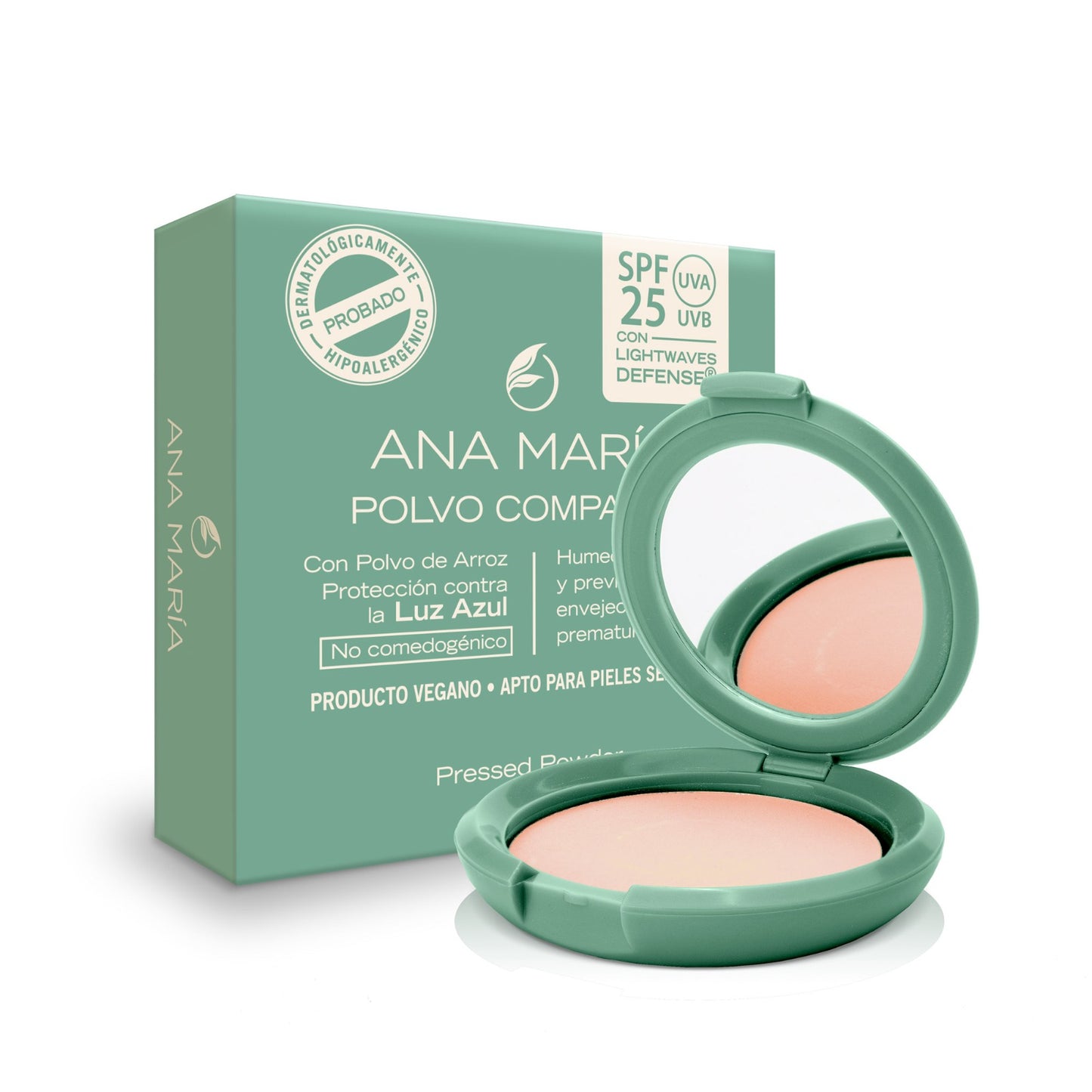 Polvo Compacto Spf 25 Natural Ana Maria