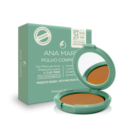 Polvo Compacto Spf 25 Marrón Ana Maria
