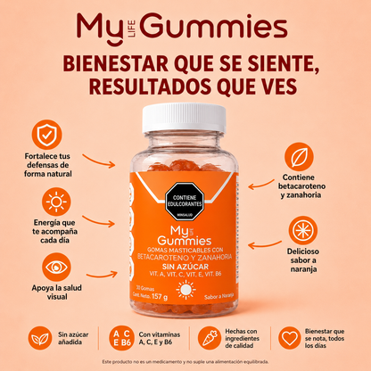 My Gummies Betacaroteno y Zanahoria