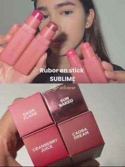 Rubor Cremoso en Barra Sublime Cranberry Juice ATENEA