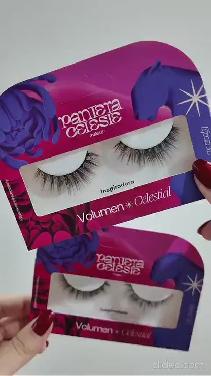Pestañas Inspiradora Pantera Celeste