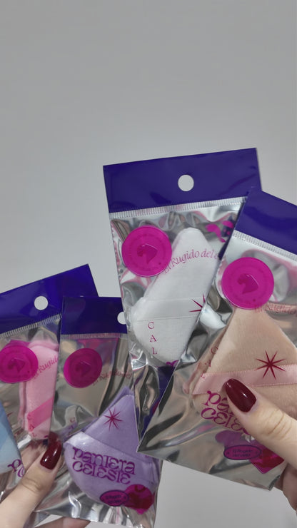 Esponja De Maquillaje Pantera Celeste