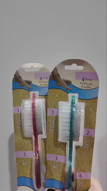 Cepillo Para Uñas Con Piedra Pomes 2 En 1 Importados