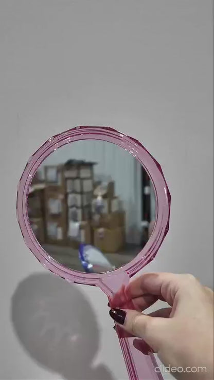 Espejo Grande De Mano 26 Cm Importados
