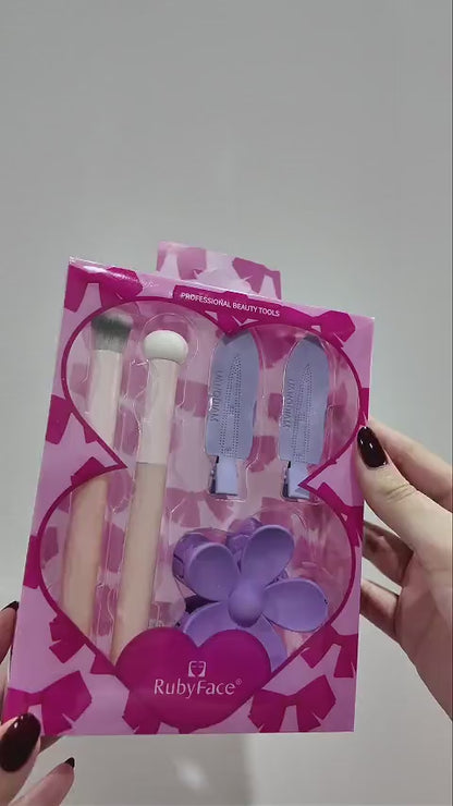 Kit De Difuminado De Maquillaje Flor